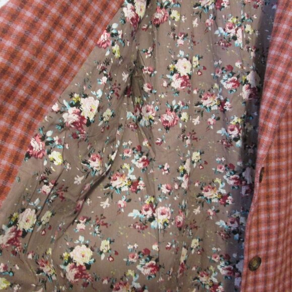 Women's Sundance Lisa Pink Plaid Blazer Size Medium - Picture 9 of 11